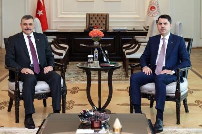 Bakan Çiftçi'den Bakan Kurum'a ziyaret