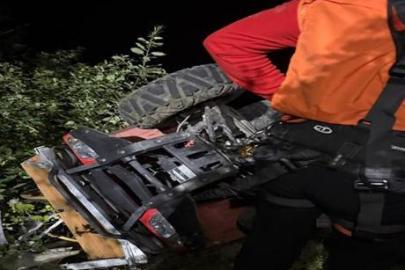 Artvin'de şarampole yuvarlanan ATV'nin sürücüsü hayatını kaybetti