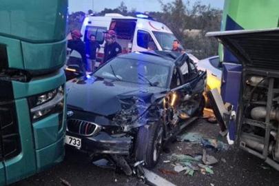 İstanbul-İzmir Otoyolu'nda zincirleme kaza! 11 kişi yaralandı