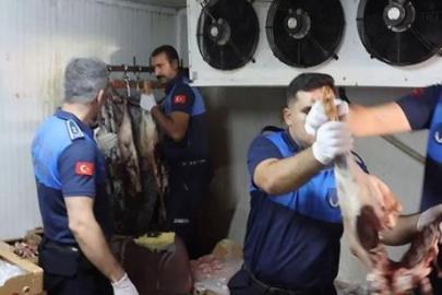 Kasapta korkunç manzara: Binlerce lira ceza kesildi