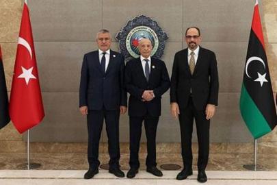 MİT Başkanı Kalın, Libya Temsilciler Meclisi ve Yüksek Devlet Konseyi Başkanları ile görüştü
